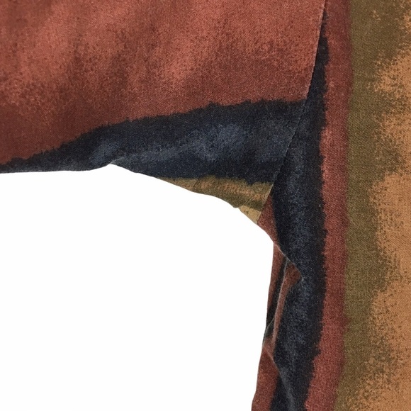 VINTAGE Pearl Snap Shirt Western Rodeo Cowboy Long Sleeve Stripe Denim Placket - Picture 7 of 9